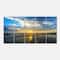 Designart - Beautiful Sunrise and Seashore - Large Seashore Canvas Wall Art